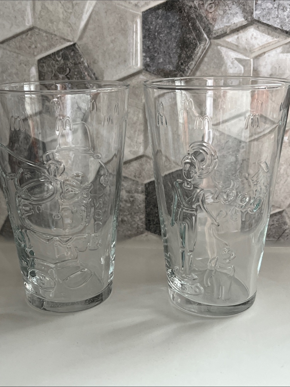 McDonald’s Collector hello Kitty/Barbie/Snoopy/Hot Wheels Tumbler - Set of 2